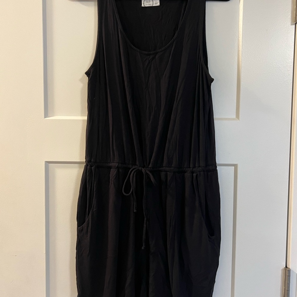 Black Sleeveless Jumpsuit